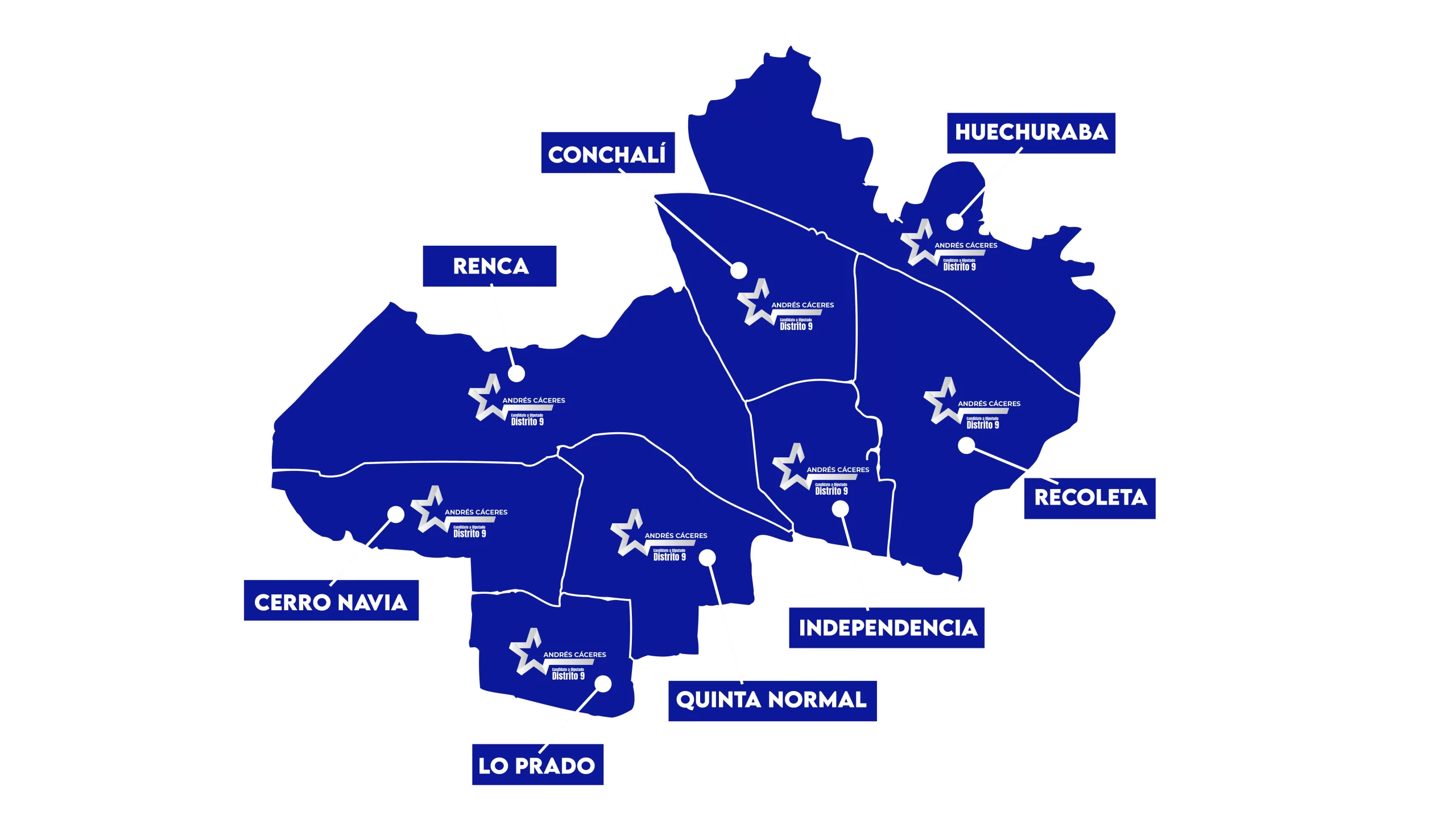 Andrés Cáceres distrito 9